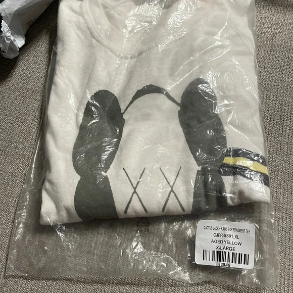 Cactus Jack by Travis Scott | Shirts | Cactus Jack Kaws For Fragment Tee |  Poshmark